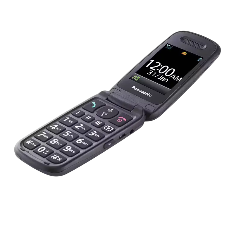 KX-TU446 Panasonic 2G Rubber Grey Clam Shell KX-TU446 Panasonic 2G Rubber Grey Clam Shell