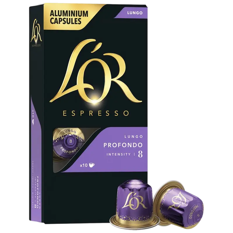 Cafea L'OR Espresso Lungo Profondo, 10 buc Cafea L'OR Espresso Lungo Profondo, 10 buc