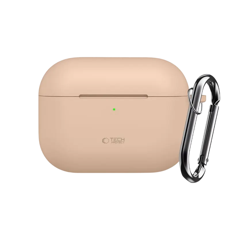 Husă pentru Airpods Tech Protect Hook Apple Airpods Pro 3, Caffe Latte Husă pentru Airpods Tech Protect Hook Apple Airpods Pro 3, Caffe Latte