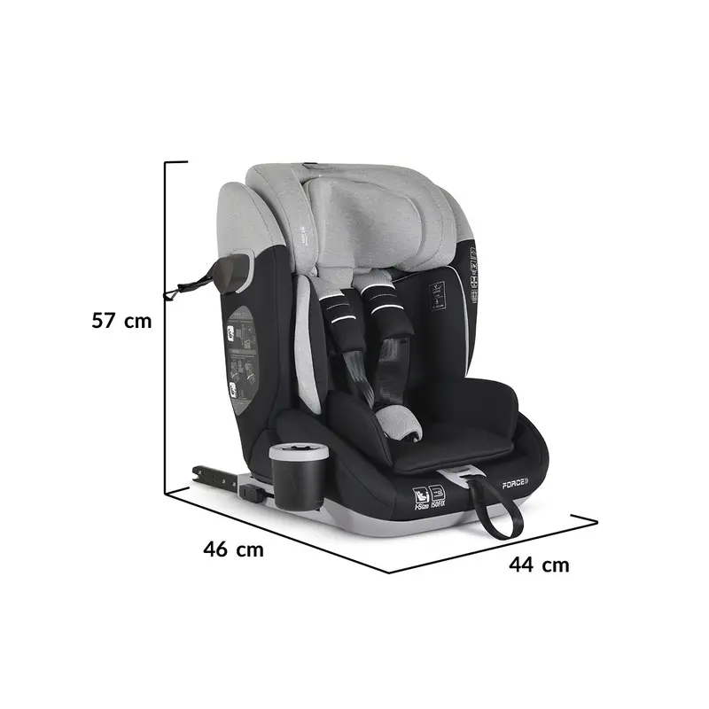 Scaun auto Cangaroo Force grey 76-150cm 3801005152346 Scaun auto Cangaroo Force grey 76-150cm 3801005152346