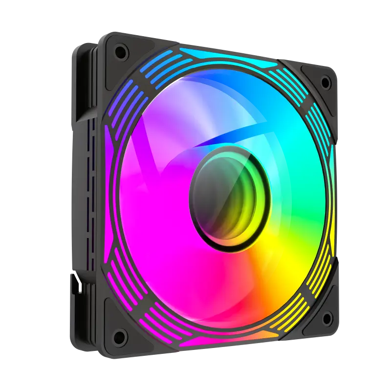 PC Case Fan GAMEMAX FN12A-C8I-R, Reversed, 120mm, ARGB, 24 LED, 9 blades, PWM, PC Case Fan GAMEMAX FN12A-C8I-R, Reversed, 120mm, ARGB, 24 LED, 9 blades, PWM,