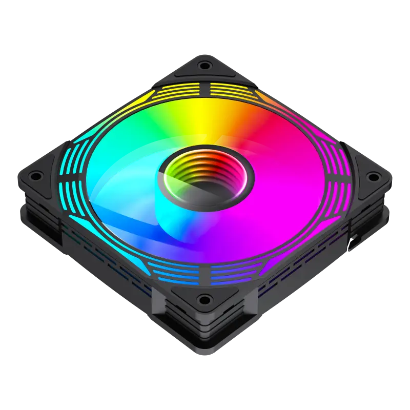 PC Case Fan GAMEMAX FN12A-C8I-R, Reversed, 120mm, ARGB, 24 LED, 9 blades, PWM, PC Case Fan GAMEMAX FN12A-C8I-R, Reversed, 120mm, ARGB, 24 LED, 9 blades, PWM,