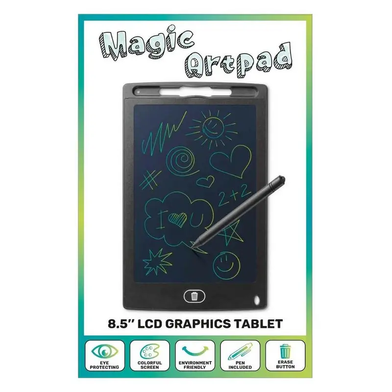 Tabletă Grafică Cellularline LCD Writing Tablet 8.5", Negru Tabletă Grafică Cellularline LCD Writing Tablet 8.5