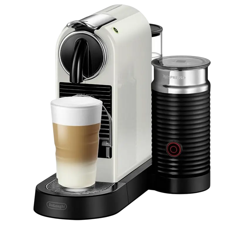 Cafetiera cu capsule DeLonghi EN267.WAE, 1710W, Alb Cafetiera cu capsule DeLonghi EN267.WAE, 1710W, Alb