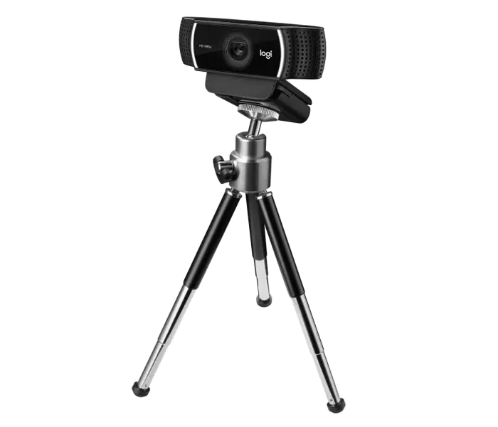 Cameră Web Logitech C922 Pro, Full-HD 1080P, Negru Cameră Web Logitech C922 Pro, Full-HD 1080P, Negru