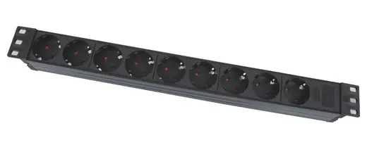 19" 1.5U power socket, PDU02, 9 ports, 16A, 1.8M, APC Electronic 19" 1.5U power socket, PDU02, 9 ports, 16A, 1.8M, APC Electronic