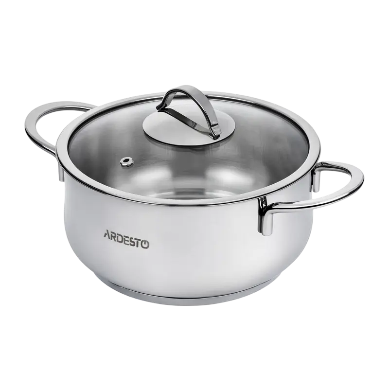 Кастрюля Ardesto AR0730S, 3л, 20см, Нержавеющая сталь Кастрюля Ardesto AR0730S, 3л, 20см, Нержавеющая сталь