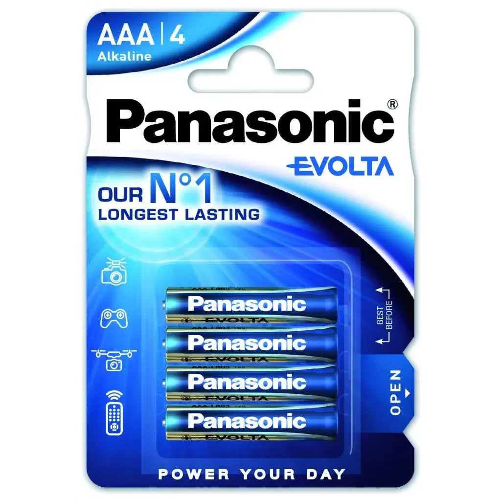 Батарейки Panasonic LR03EGE, AAA, 4шт. Батарейки Panasonic LR03EGE, AAA, 4шт.