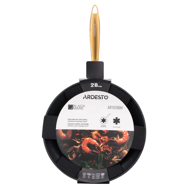 Crepe Pan Ardesto AR1928BM Black Mars Sparkle Crepe Pan Ardesto AR1928BM Black Mars Sparkle
