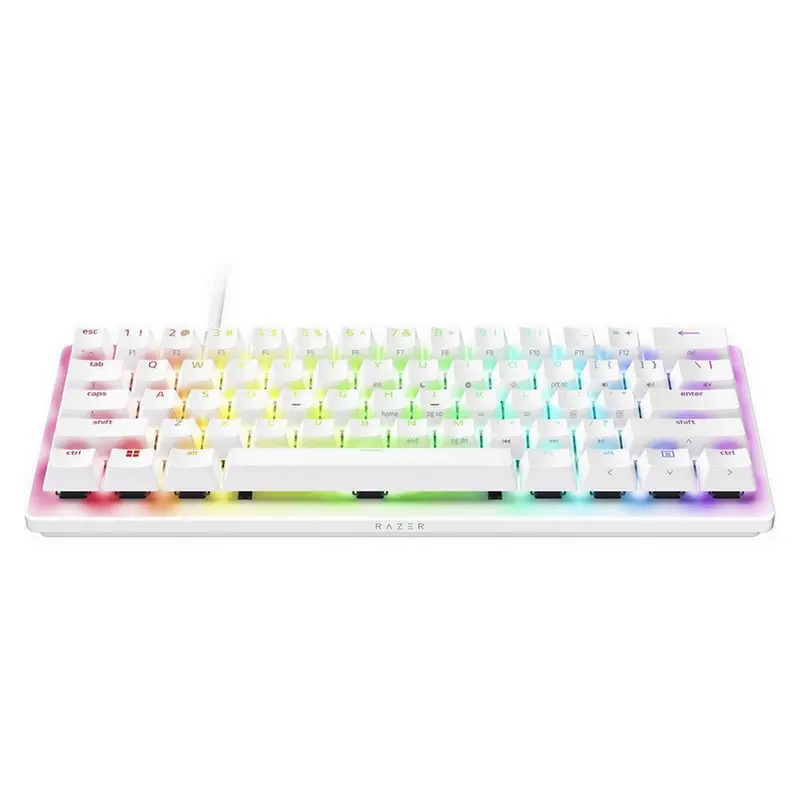 Tastatură Razer Huntsman V3 Pro Mini, Cu fir, Alb Tastatură Razer Huntsman V3 Pro Mini, Cu fir, Alb
