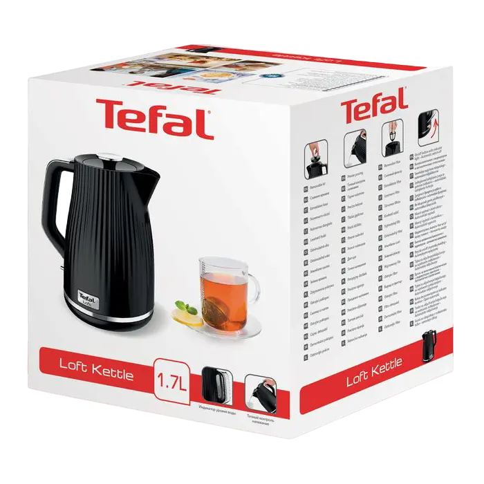 Fierbător electric Tefal KO250830, Negru Fierbător electric Tefal KO250830, Negru
