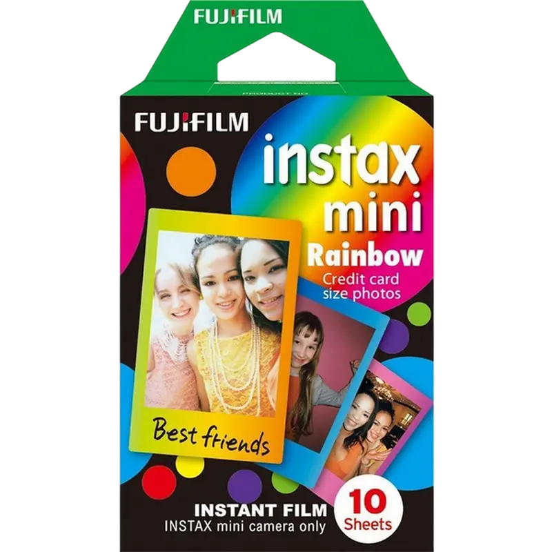 Fujifilm Instax Mini Instant Film Rainbow (10 sheets), Multicolor Fujifilm Instax Mini Instant Film Rainbow (10 sheets), Multicolor