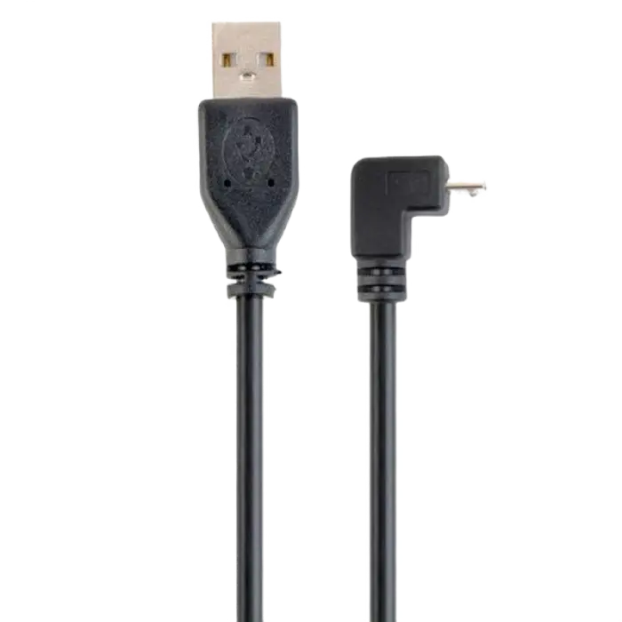 Кабель для зарядки и синхронизации Cablexpert CCP-mUSB2-AMBM90-6, USB Type-A/micro-USB, 1,8м, Чёрный Кабель для зарядки и синхронизации Cablexpert CCP-mUSB2-AMBM90-6, USB Type-A/micro-USB, 1,8м, Чёрный