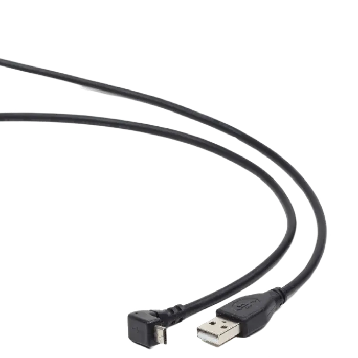 Кабель для зарядки и синхронизации Cablexpert CCP-mUSB2-AMBM90-6, USB Type-A/micro-USB, 1,8м, Чёрный Кабель для зарядки и синхронизации Cablexpert CCP-mUSB2-AMBM90-6, USB Type-A/micro-USB, 1,8м, Чёрный