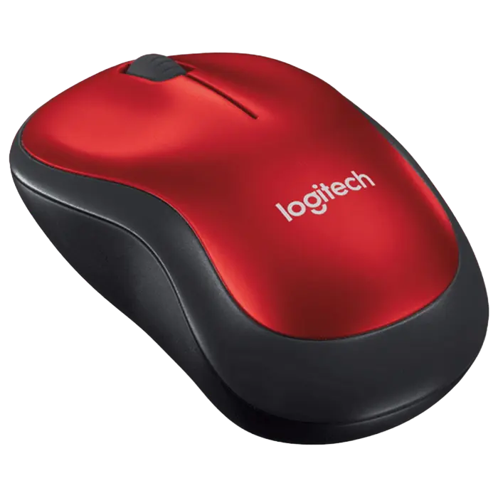 Беcпроводная мышь Logitech M185, Красный Беcпроводная мышь Logitech M185, Красный