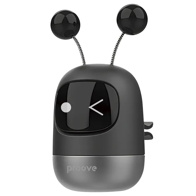 Aromatizator auto Proove Emoji Robot Playful, Negru Aromatizator auto Proove Emoji Robot Playful, Negru