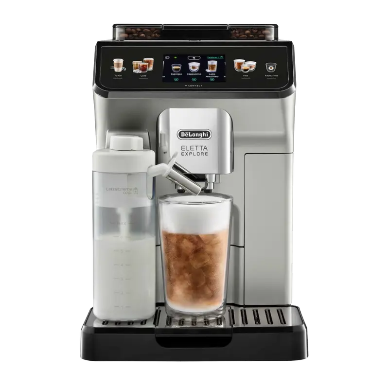 Кофемашина DeLonghi ECAM450.65.S, Нержавеющая Сталь | Черный Кофемашина DeLonghi ECAM450.65.S, Нержавеющая Сталь | Черный