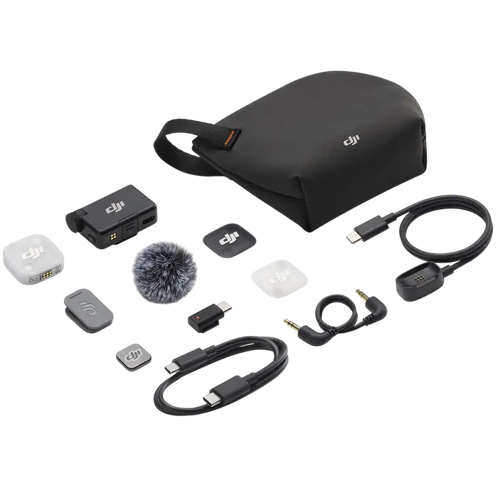 DJI Mic Mini 2 (1 TX + 1 RX), Black DJI Mic Mini 2 (1 TX + 1 RX), Black