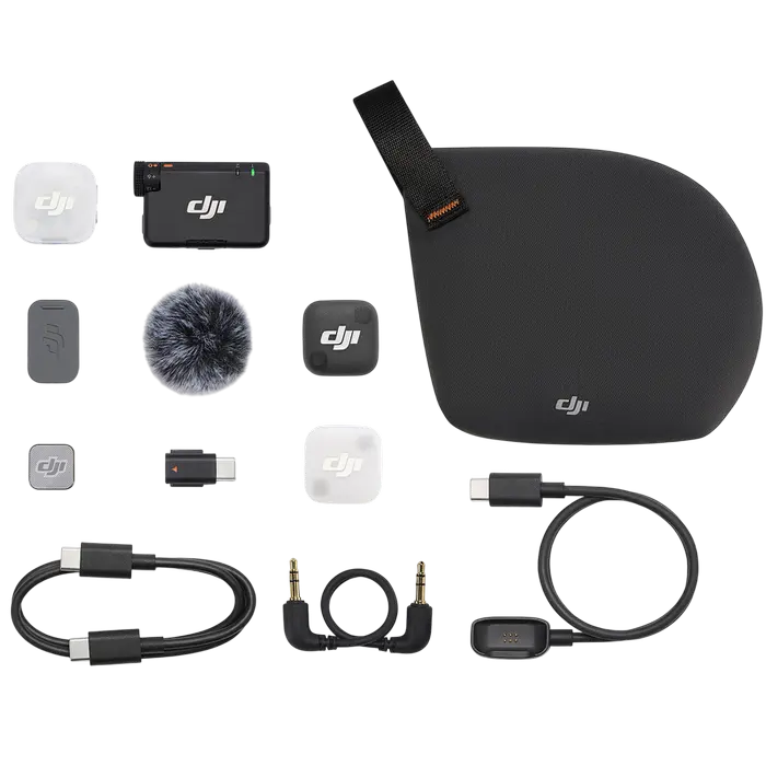 DJI Mic Mini 2 (1 TX + 1 RX), Black DJI Mic Mini 2 (1 TX + 1 RX), Black