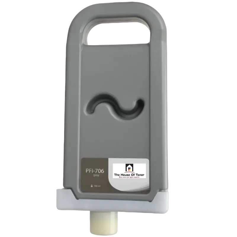 Cartuș de cerneală Canon PFI-706GY, Grey, 700ml, Gri Cartuș de cerneală Canon PFI-706GY, Grey, 700ml, Gri