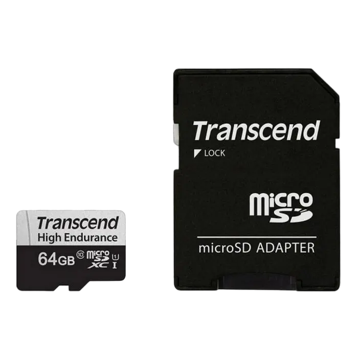 Card de Memorie Transcend MicroSDXC Class 10, 64GB (TS64GUSD350V) Card de Memorie Transcend MicroSDXC Class 10, 64GB (TS64GUSD350V)
