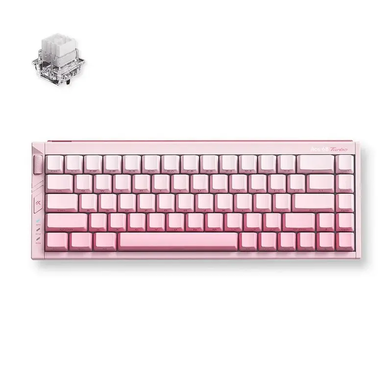 Tastatură MCHOSE Ace 68 Turbo, Cu fir, Peachy Pink Tastatură MCHOSE Ace 68 Turbo, Cu fir, Peachy Pink