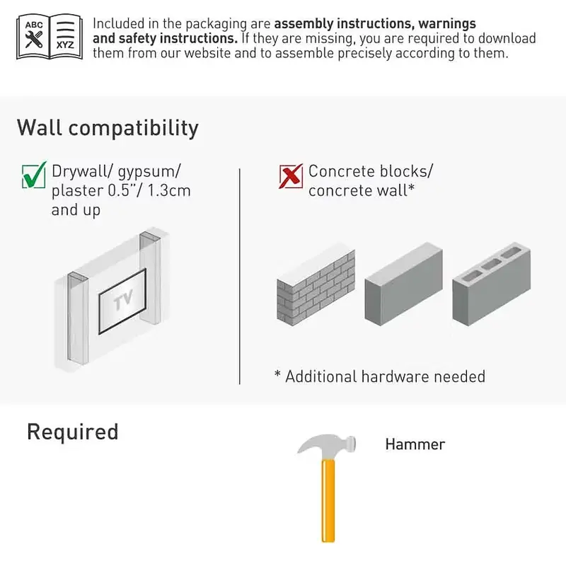 Wall Mount Barkan ''ND400.B'' Black 13"-75" Full Motion, max.43kg, VESA mm: up to 600x400mm Wall Mount Barkan ''ND400.B'' Black 13