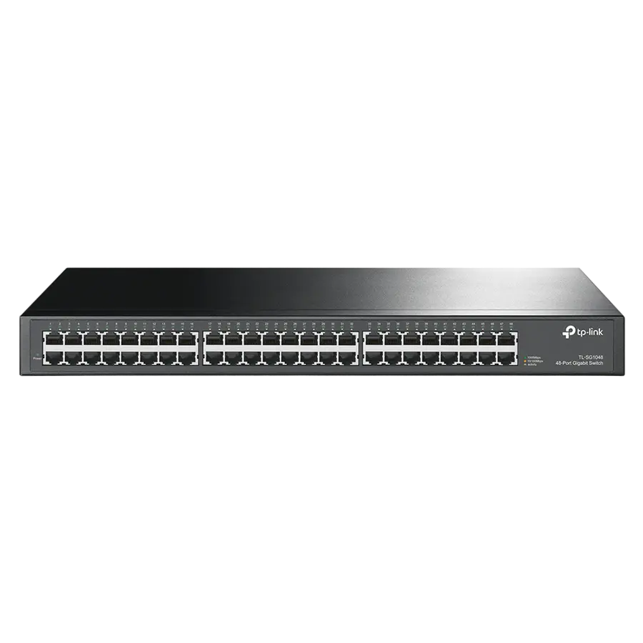 Сетевой коммутатор TP-LINK TL-SG1048, 48x 10/100/1000 Мбит/с Сетевой коммутатор TP-LINK TL-SG1048, 48x 10/100/1000 Мбит/с