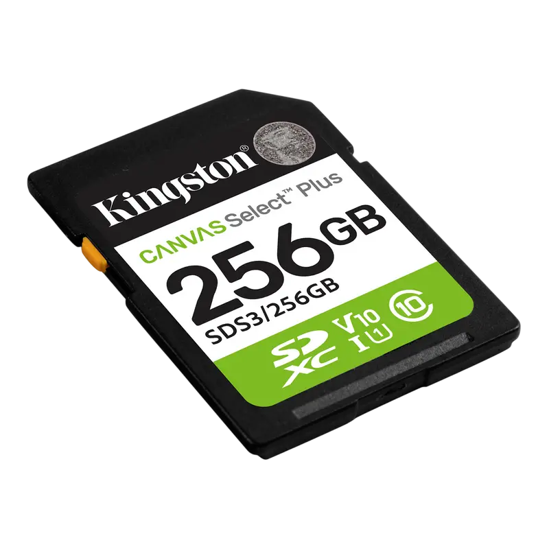 Card de Memorie Kingston Canvas Select Plus, 256GB (SDS3/256GB) Card de Memorie Kingston Canvas Select Plus, 256GB (SDS3/256GB)