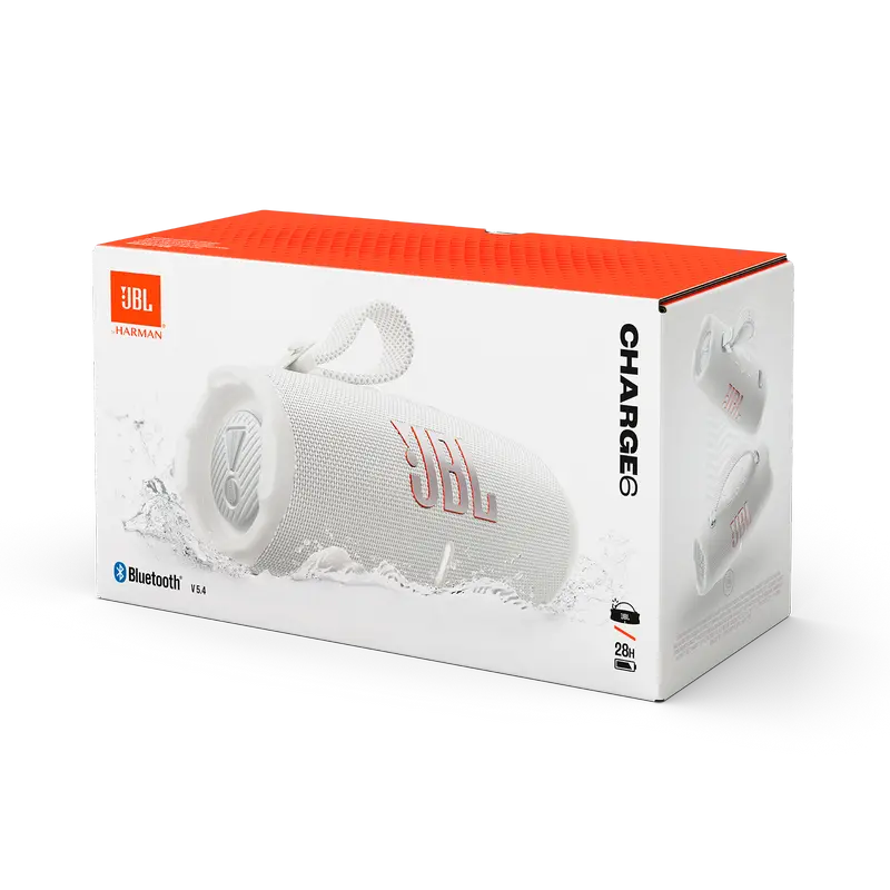 Портативная колонка JBL Charge 6, Белый Портативная колонка JBL Charge 6, Белый