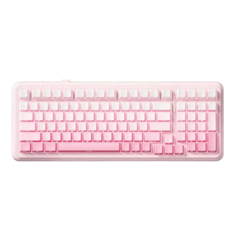 Клавиатура MCHOSE K99 V2, Проводное / беспроводное, Pink Gradient