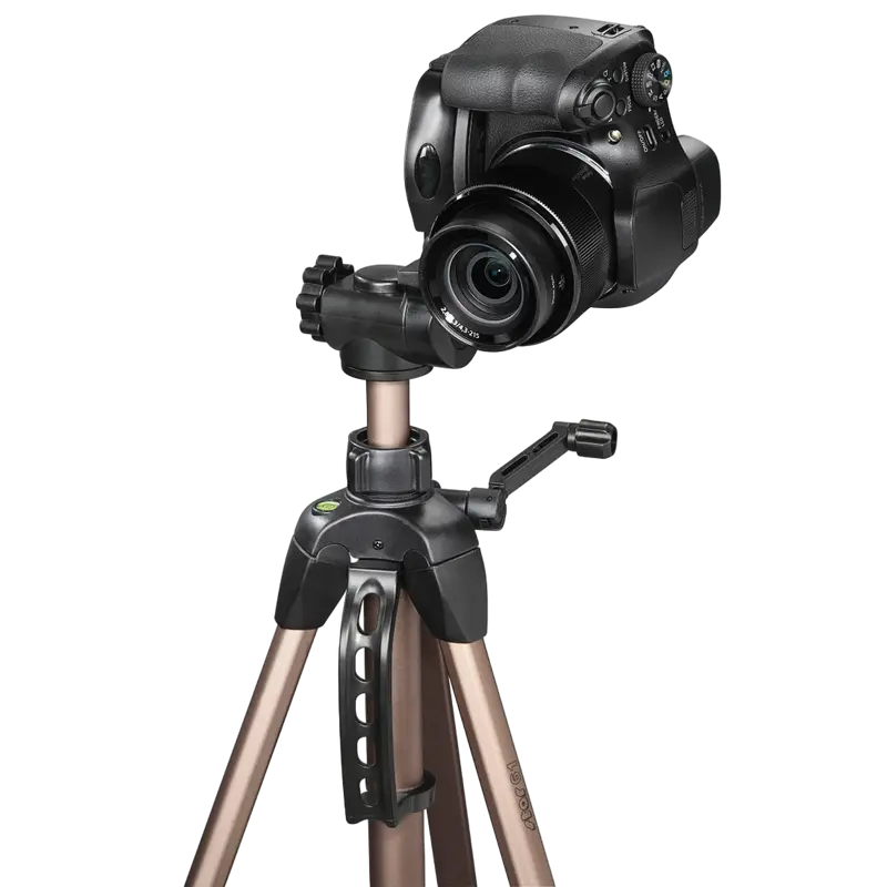 Trepied/Monopod HAMA Star 61, Cap panoramic cu 3 căi, Bej Trepied/Monopod HAMA Star 61, Cap panoramic cu 3 căi, Bej