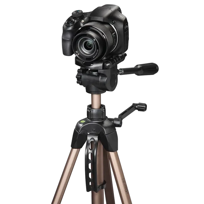 Trepied/Monopod HAMA Star 61, Cap panoramic cu 3 căi, Bej Trepied/Monopod HAMA Star 61, Cap panoramic cu 3 căi, Bej