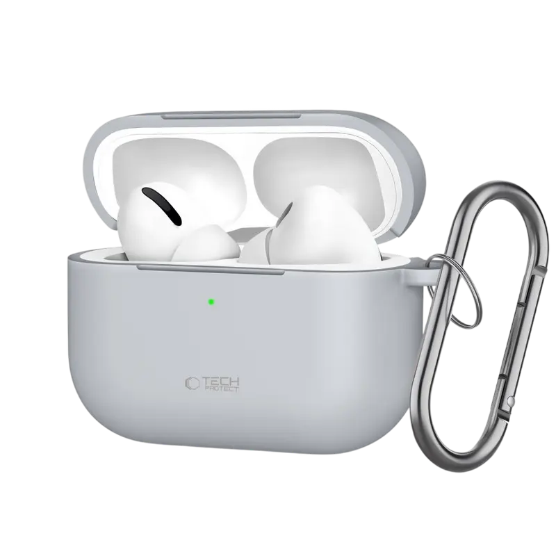 Чехол для Airpods Tech Protect Hook Apple Airpods Pro 3, Crayon Grey