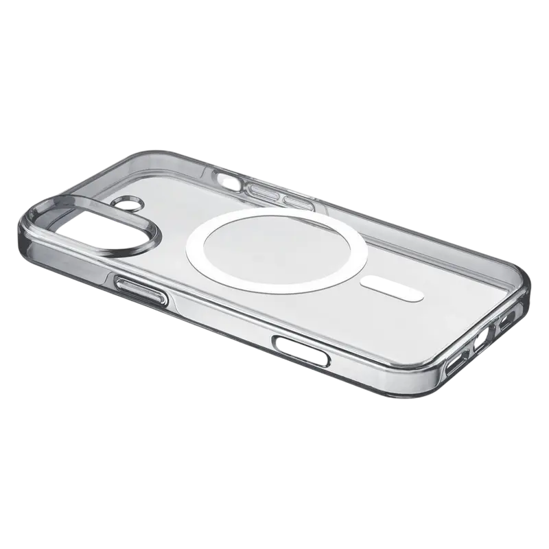 Чехол Cellularline Gloss Mag - iPhone 16, Прозрачный Чехол Cellularline Gloss Mag - iPhone 16, Прозрачный