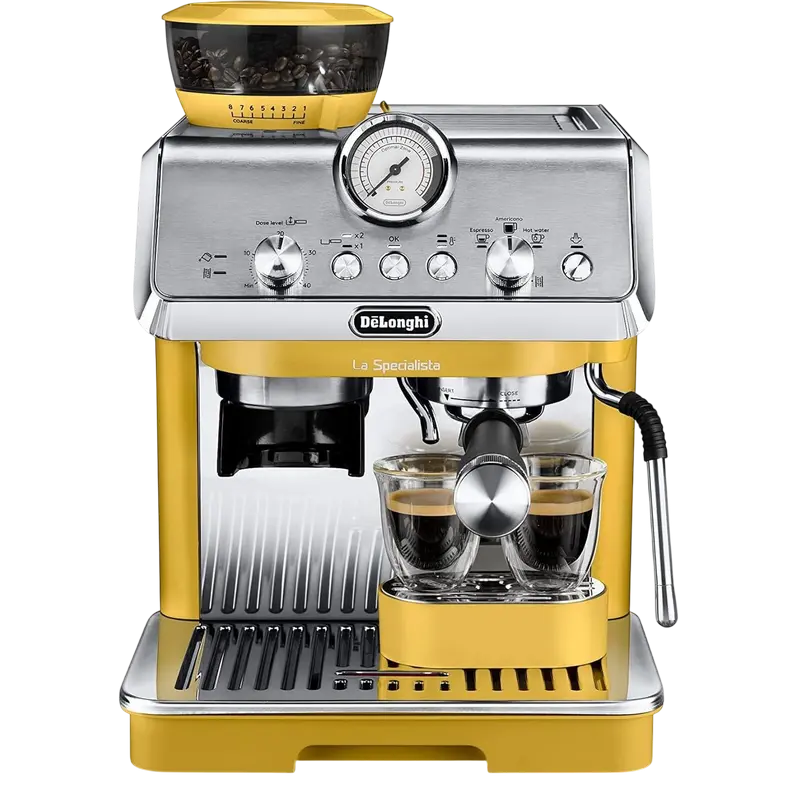 Cafetiera manuala DeLonghi EC9155.YE, 1400W, Galben Cafetiera manuala DeLonghi EC9155.YE, 1400W, Galben