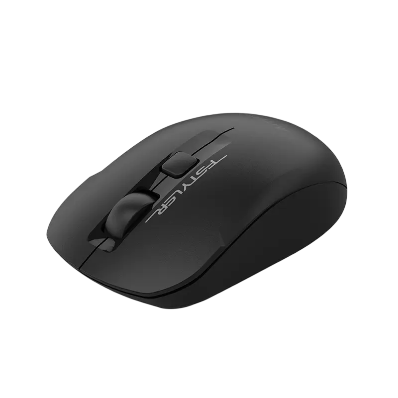 Wireless Mouse A4Tech FG16S, Fstyler 2.4G Wireless Mouse USB Black/With Silent Button, Black Wireless Mouse A4Tech FG16S, Fstyler 2.4G Wireless Mouse USB Black/With Silent Button, Black