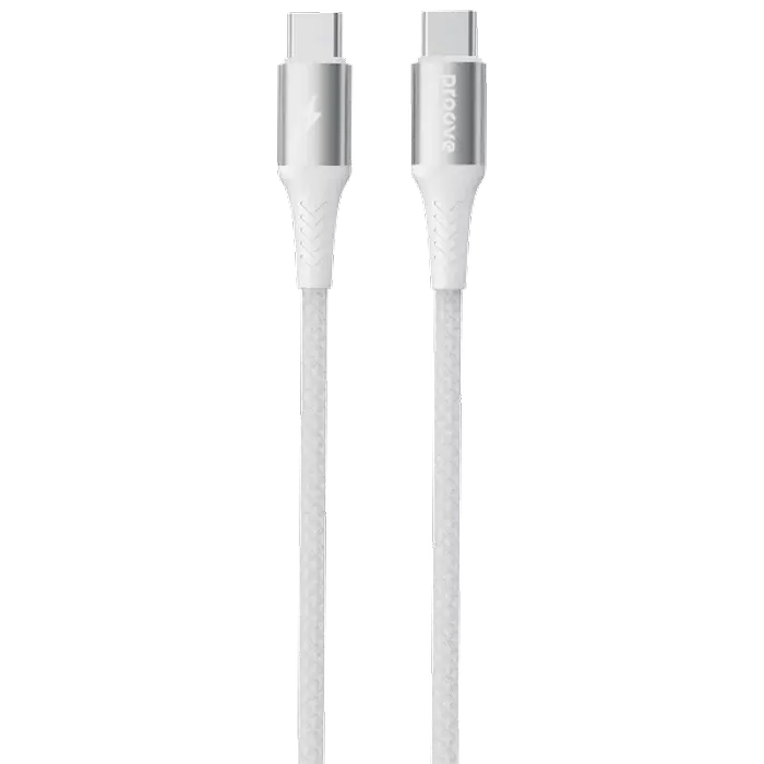 Cablu Type-C (Type-C), Proove WireX Pro 100W (1.5m),White