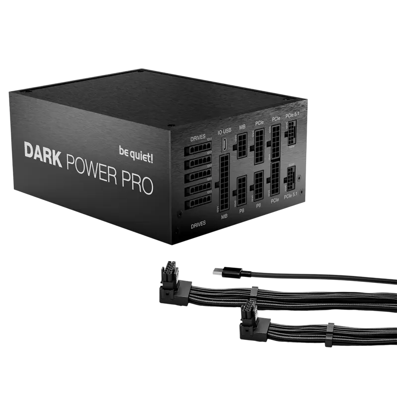 Power Supply ATX 1300W be quiet! DARK POWER PRO 14 IO, 80+ Titanium, 135mm, Active PFC, Full Bridge
