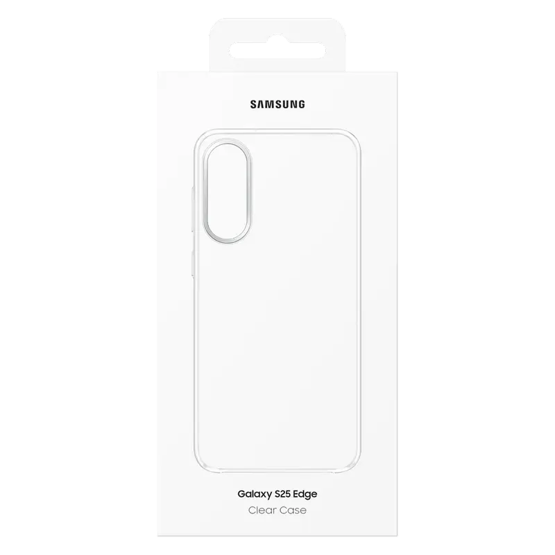 Чехол Samsung Clear Cover для Galaxy S25 Edge, Прозрачный Чехол Samsung Clear Cover для Galaxy S25 Edge, Прозрачный