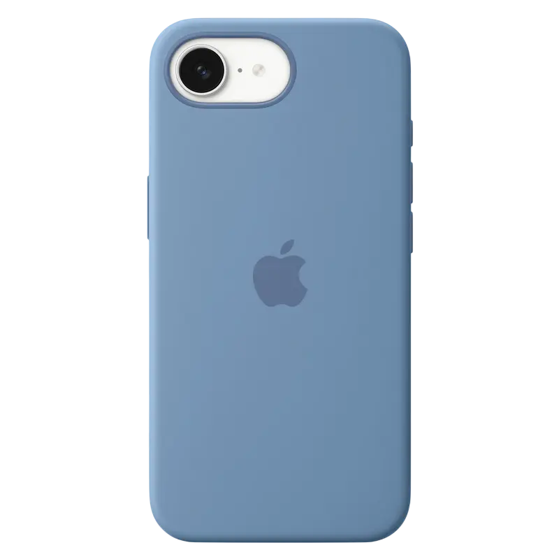 Husă Apple Silicone Case pentru iPhone 16e, Albastru de iarnă