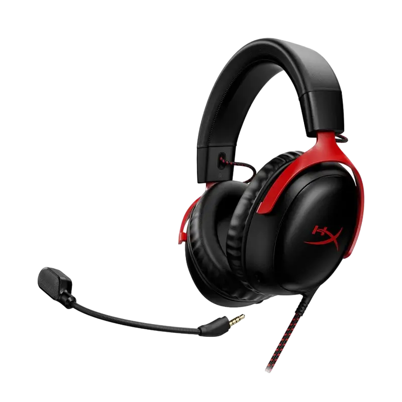 Căști gaming HyperX Cloud III, USB, Roșu