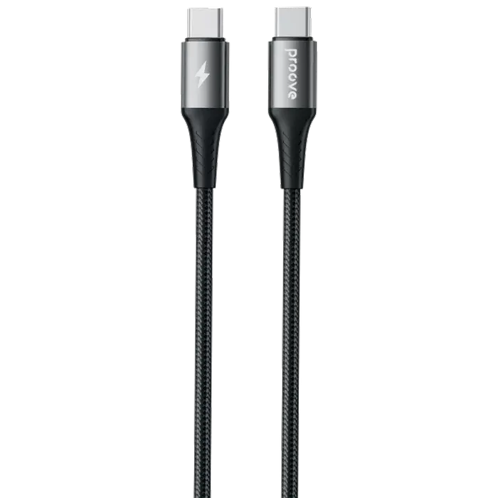 Cablu Type-C (Type-C), Proove WireX Pro 100W (1.5m),Black