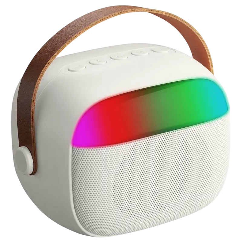 Difuzor Bluetooth Cellularline Karaoke Mini, Alb Difuzor Bluetooth Cellularline Karaoke Mini, Alb