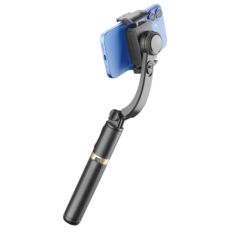 Selfie Stick Cellularline Freemotion, Negru