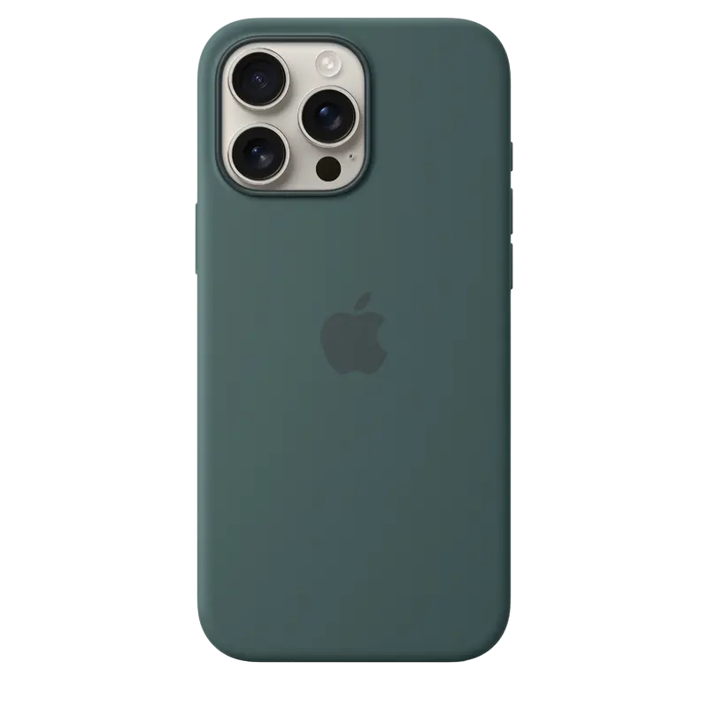 Чехол Apple iPhone 16 Pro Max Silicone Case with MagSafe, Lake Green