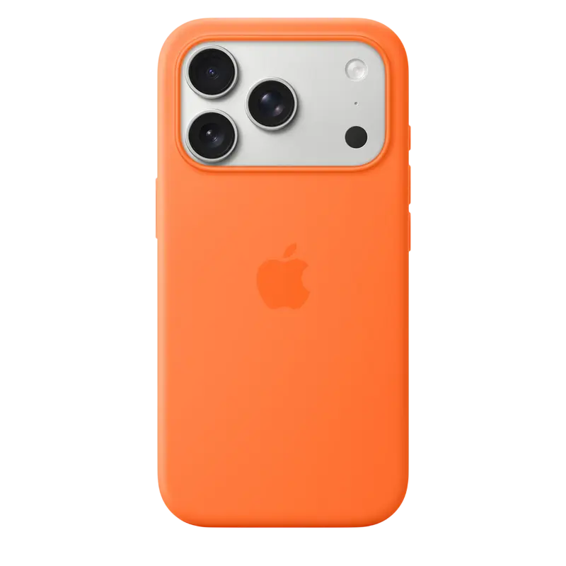 Husă Apple iPhone 17 Pro Silicone Case with MagSafe, Portocaliu