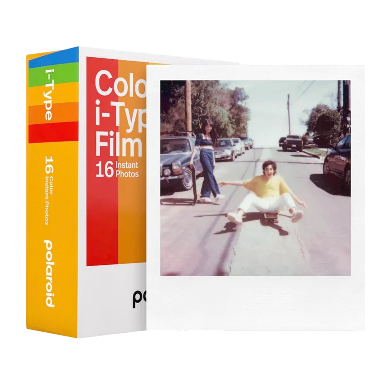 Hârtie foto Polaroid Color Film pentru i-Type,Double Pack, 16 buc