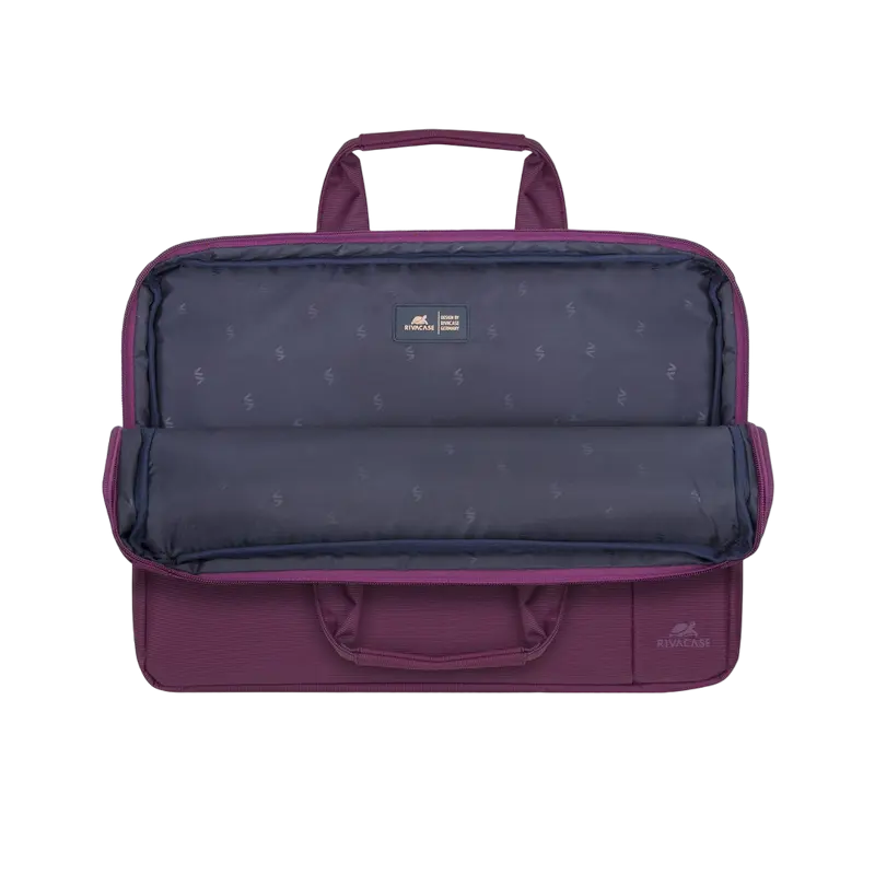 Geantă pentru Laptop RivaCase Central, 15.6", Poliester, Violet Geantă pentru Laptop RivaCase Central, 15.6