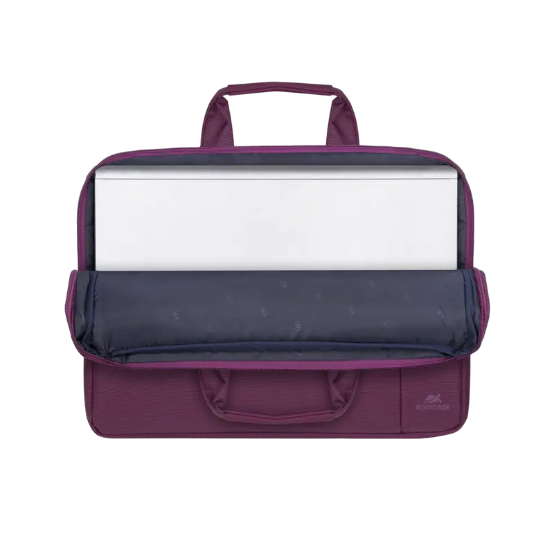 Geantă pentru Laptop RivaCase Central, 15.6", Poliester, Violet Geantă pentru Laptop RivaCase Central, 15.6